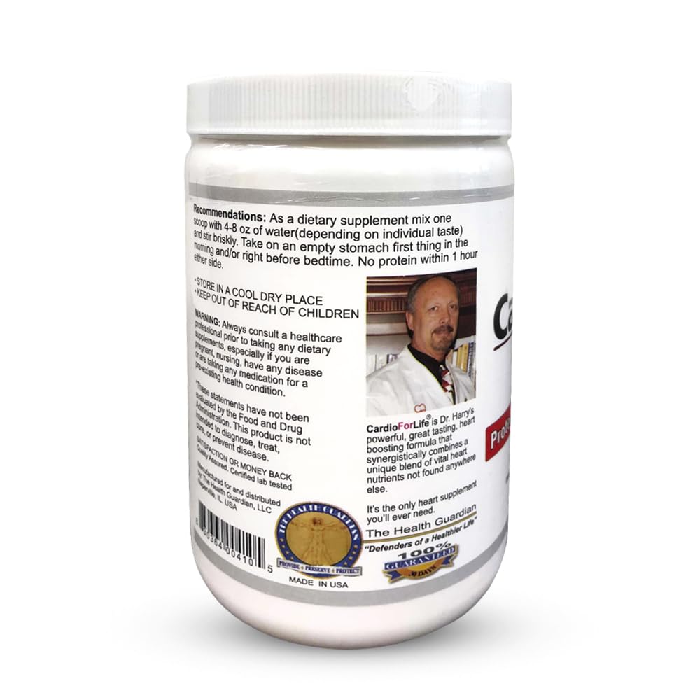 Health Guardian Cardio for Life glass with pina colada mix highlights natural flavor.