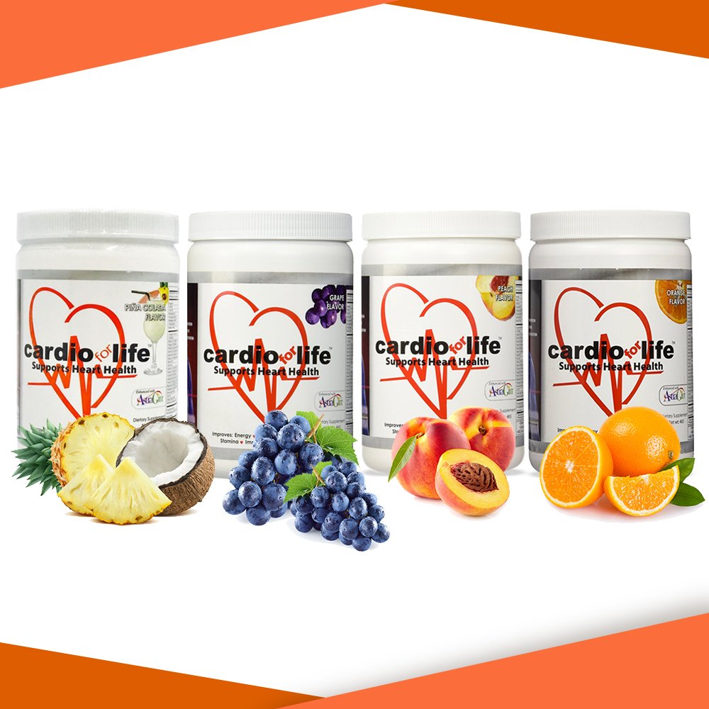 Health Guardian Cardio for Life ingredients list shows vegan and gluten-free formulation.