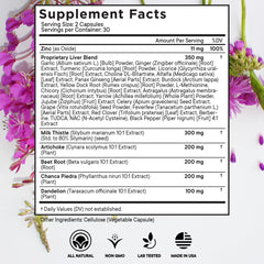 Health Heals Milk Thistle seeds capsules closeup highlights herbal blend for liver support.