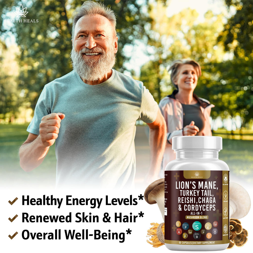 Health Heals Cordyceps extract for sustained stamina in active days