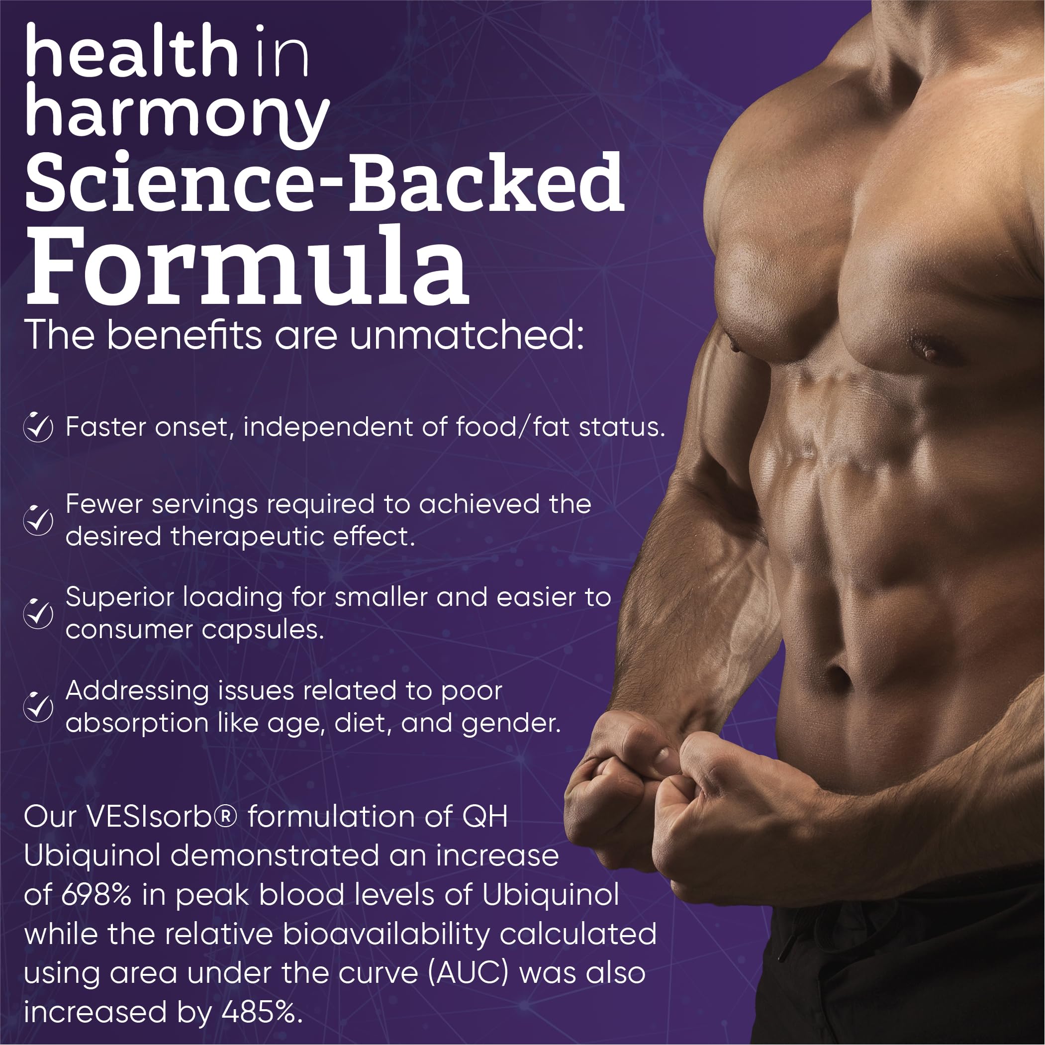 Health in Harmony two-month supply pack emphasizes sustained daily support.