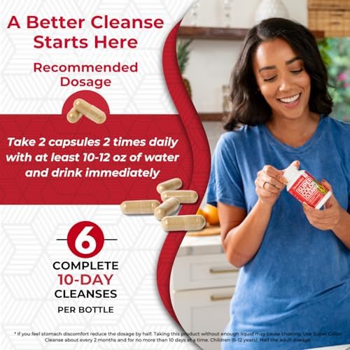Psyllium husk in Health Plus Super Colon Cleanse supports regularity