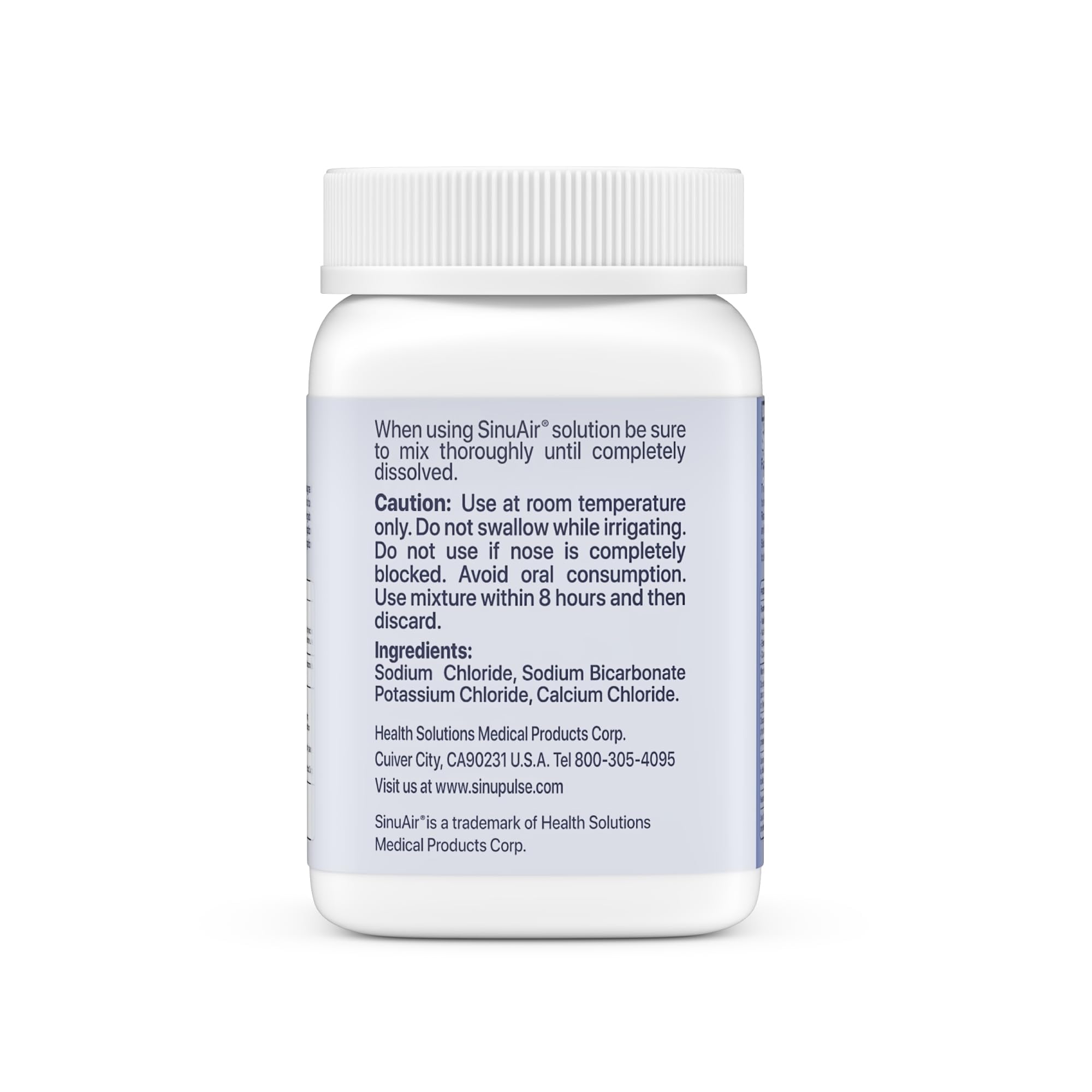 Health Solutions SinuAir contents with bottles and accessories