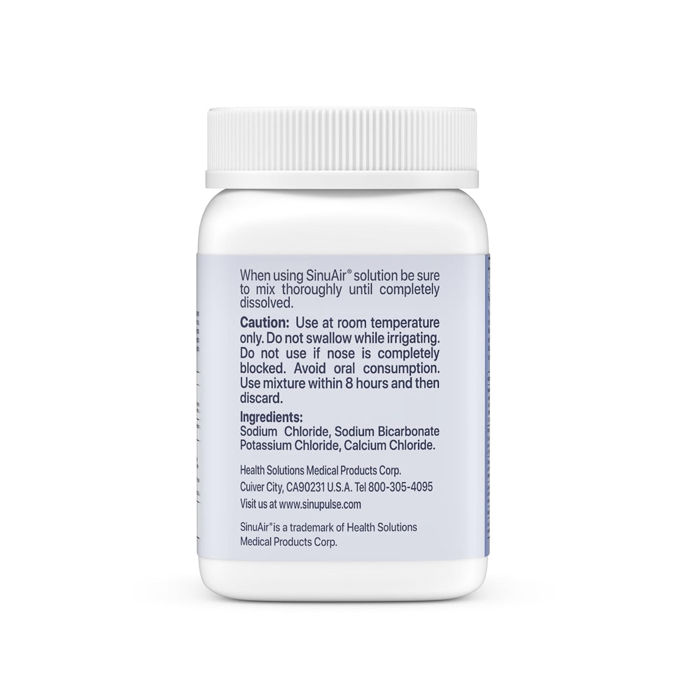 Health Solutions SinuAir contents with bottles and accessories