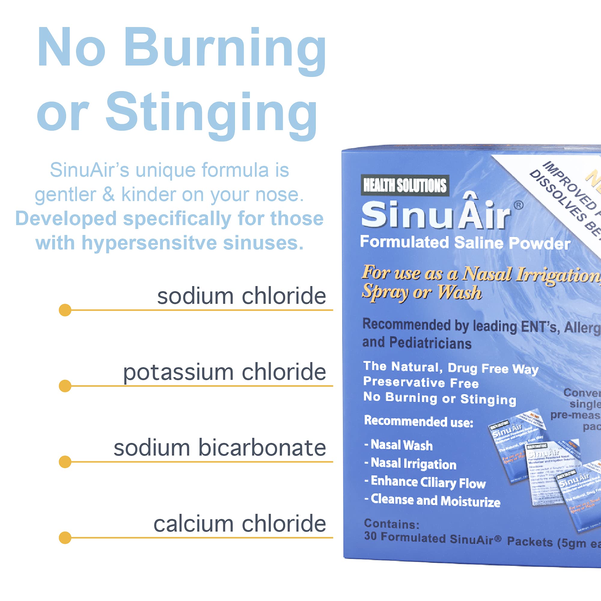 Health Solutions SinuAir with SinuPulse Elite setup for at-home nasal rinses