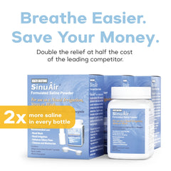 Health Solutions SinuAir spray bottle for comfortable nasal spray