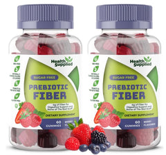Health Supplied mixed berry flavored gummies pack supports gentle digestion and daily wellness.