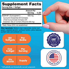 Health Thru Nutrition Curcu-Gel bottle back with supplement facts and quality seals