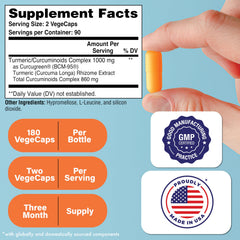Health Thru Nutrition curcumin capsules close-up emphasizing vegan-certified convenience.