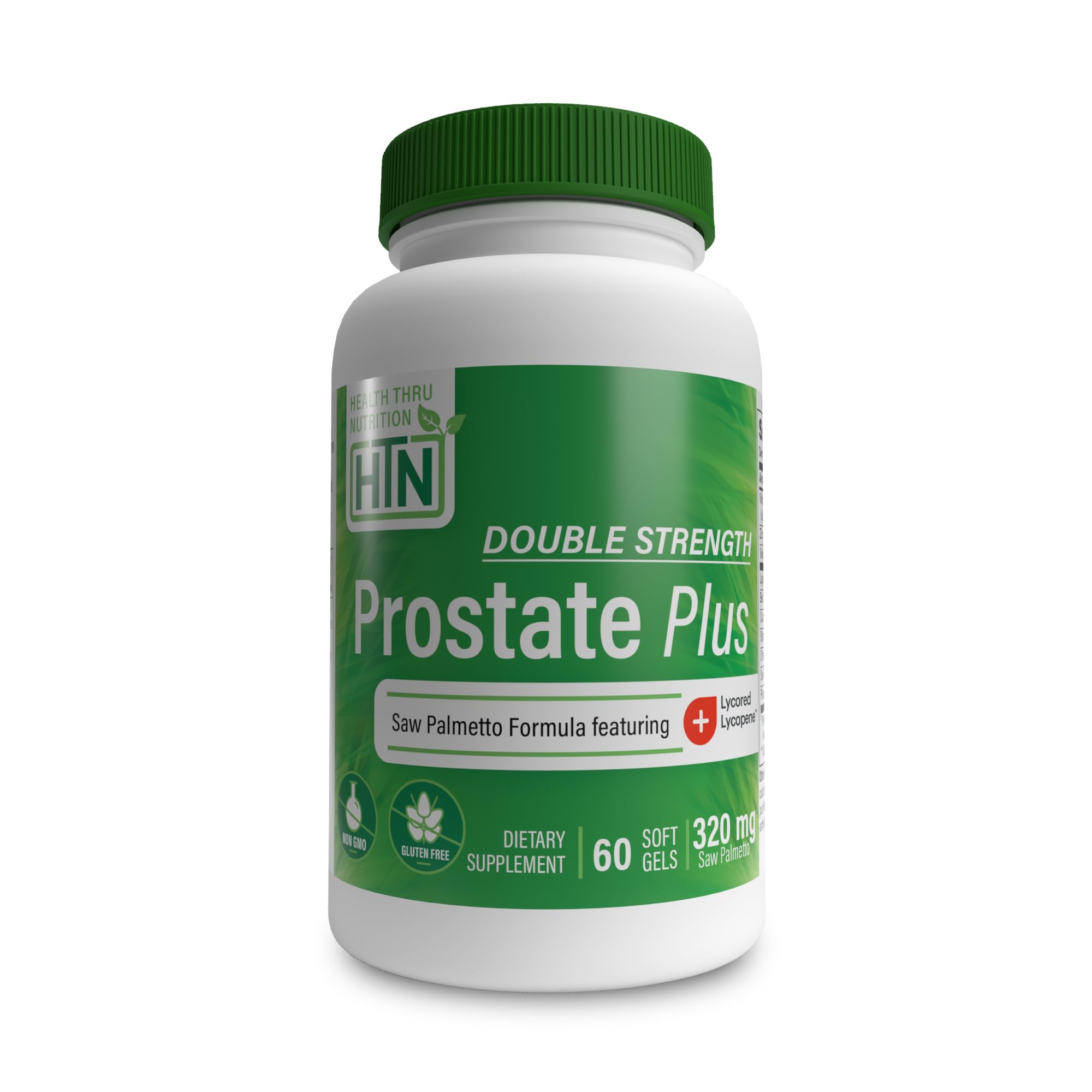 Health Thru Nutrition Prostate Plus Double Strength bottle for daily prostate support