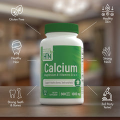 Health Thru Nutrition six-calcium-sources blend highlights comprehensive mineral coverage.