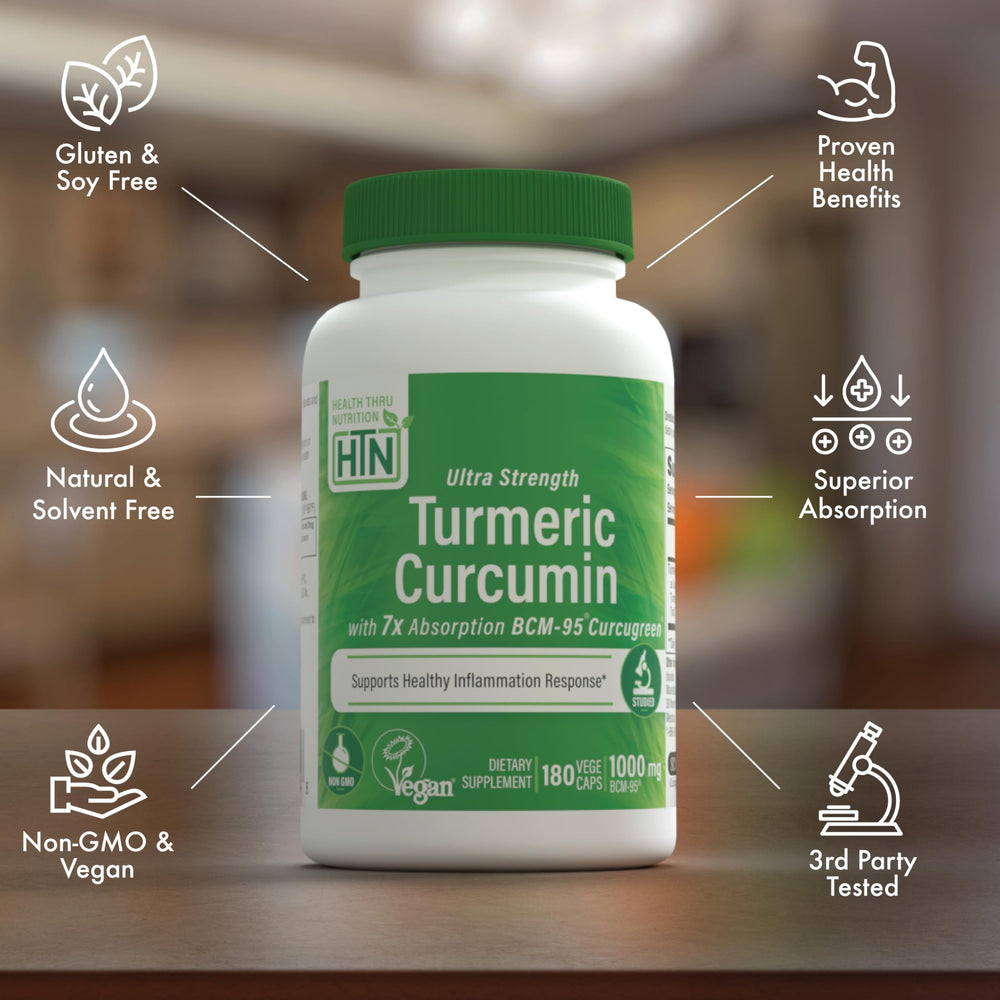 Health Thru Nutrition vegan-certified packaging for plant-based wellness.