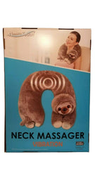 Health Touch Sloth neck massager side view, portable design for travel use.