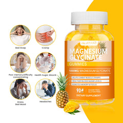 Health4All gummies close-up showing mango pineapple flavor and chewy texture for easy use.