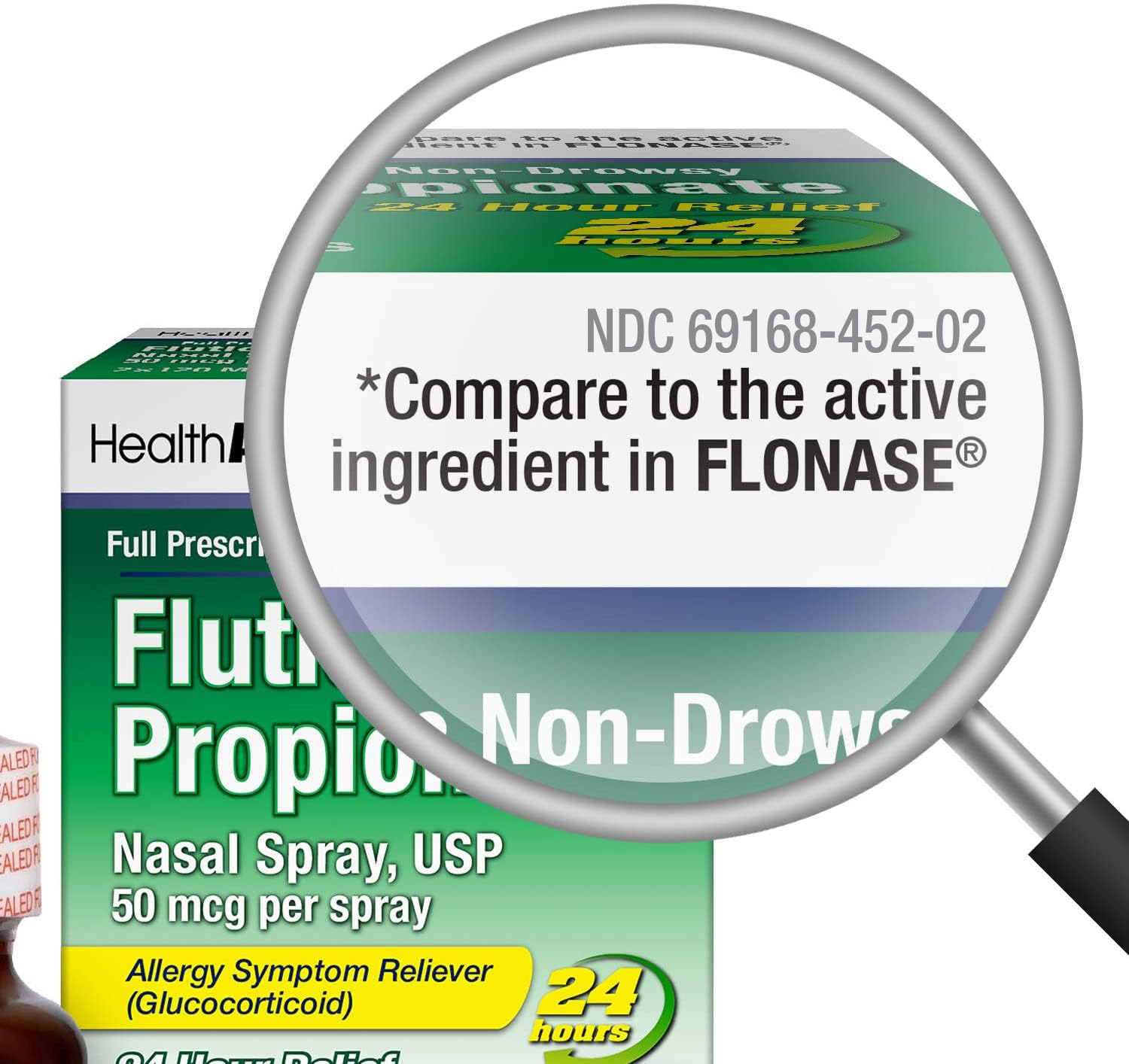 HealthA2Z Fluticasone two-pack front view underscores value and convenience