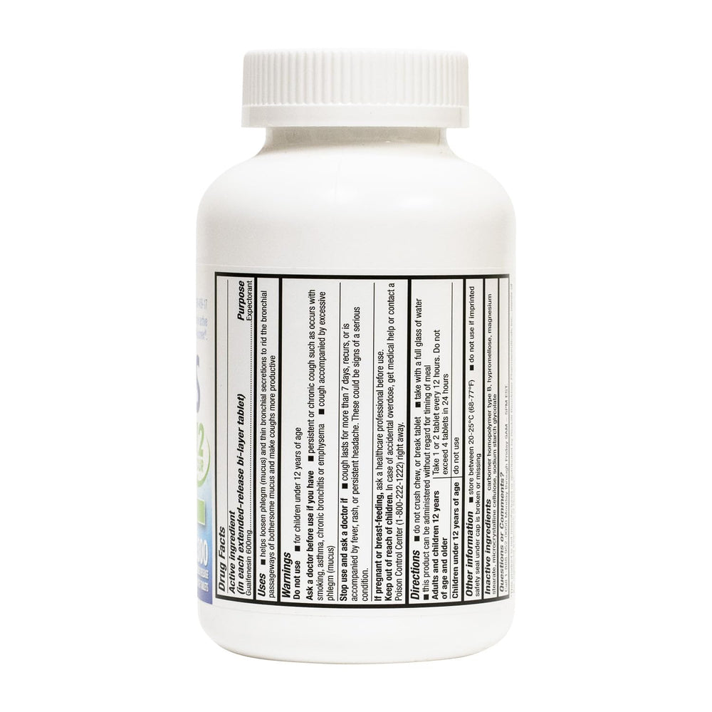 HealthA2Z Mucus Relief extended-release tablets ready for daily mucus management