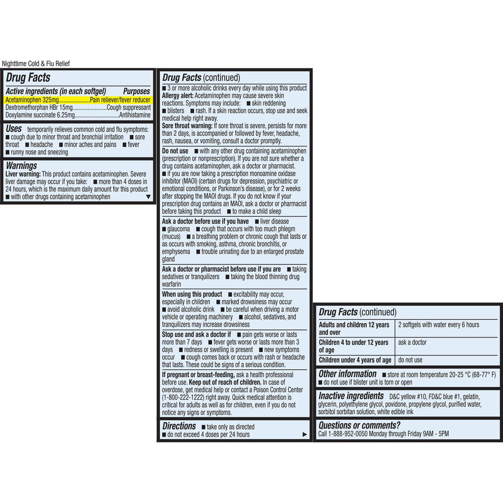 HealthA2Z Nighttime bottle contains 192 softgels for long-lasting supply.