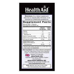 HealthAid Black Seed Oil 60-count capsules highlights convenient vegan capsules for balanced daily support