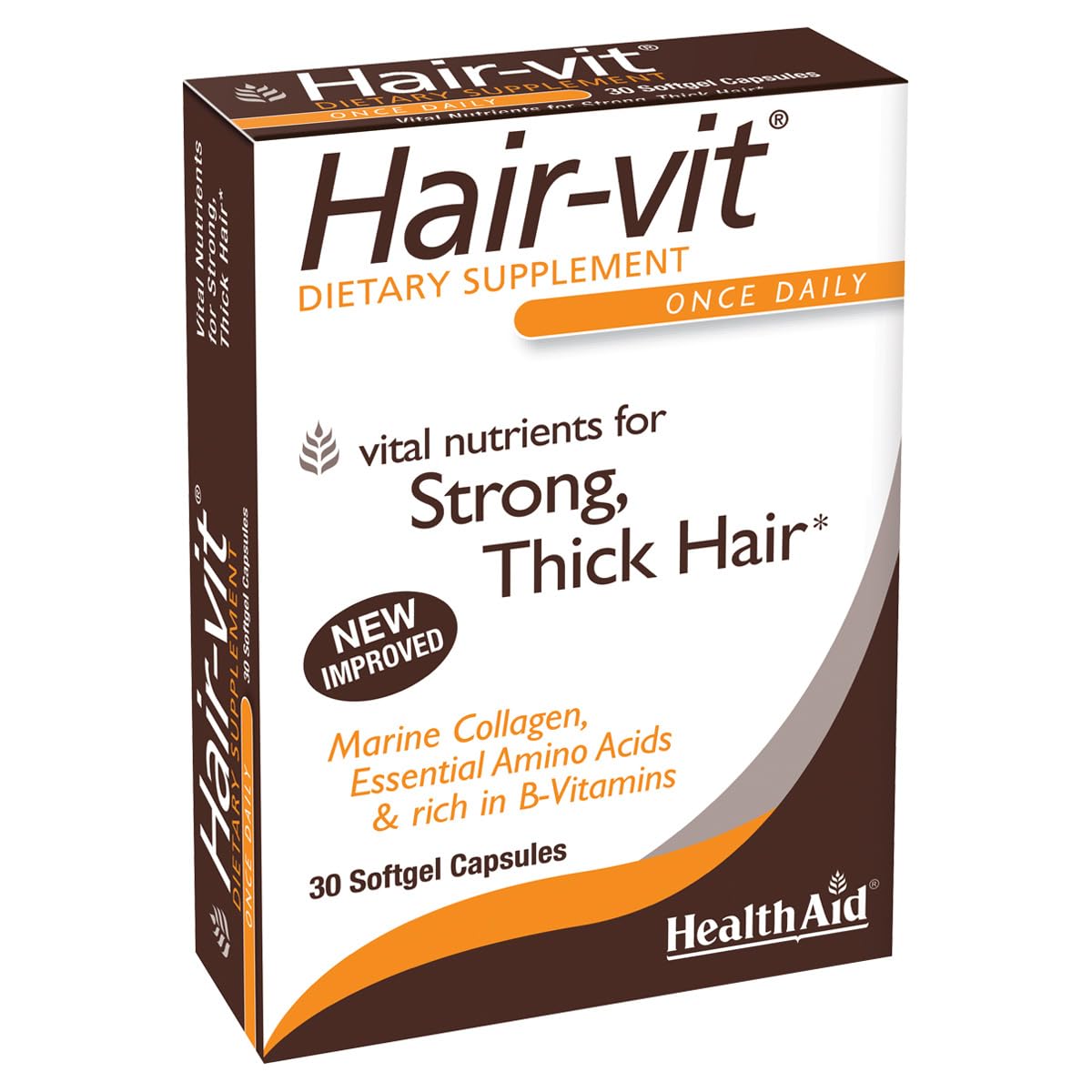 HealthAid Hair-VIT bottle front view for daily hair support