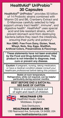 HealthAid UriProbio capsules ready for everyday use to support urinary and digestive health.