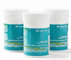 HealthAZ Peppermint Chewable Tablets offer on-the-go freshness with a refreshing peppermint chew.