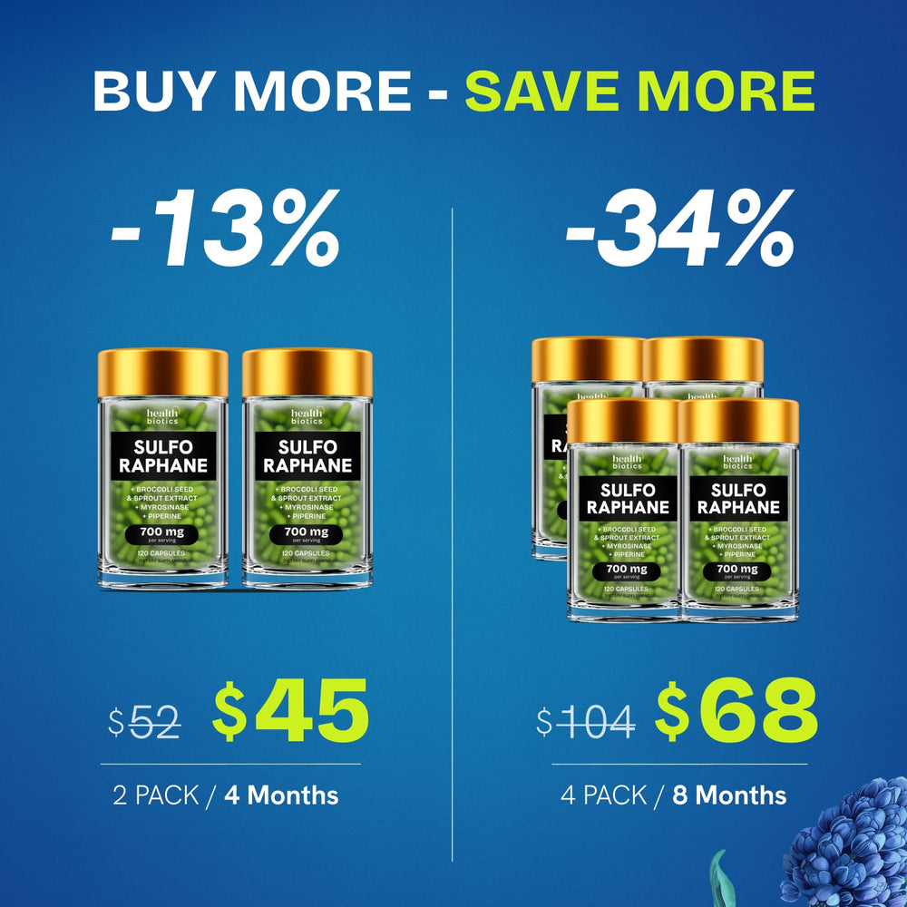 Healthbiotics dietary supplement scene showcases simple daily self-care routine.