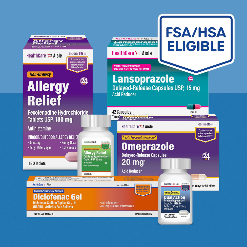 HealthCareAisle Diclofenac Gel twin-pack pain relief supports everyday activity.