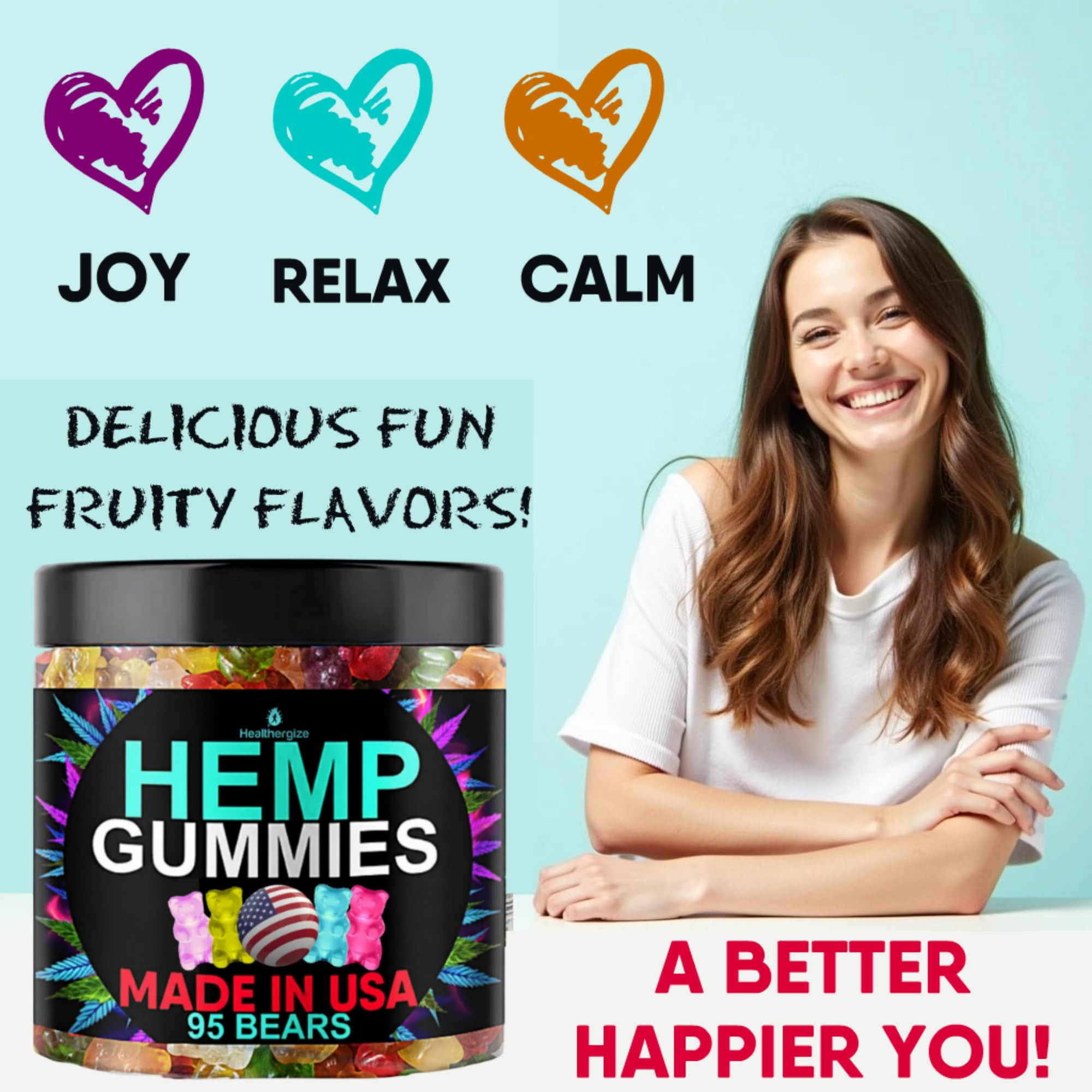 Dairy-free and gluten-free Healthergize gummies highlight inclusivity