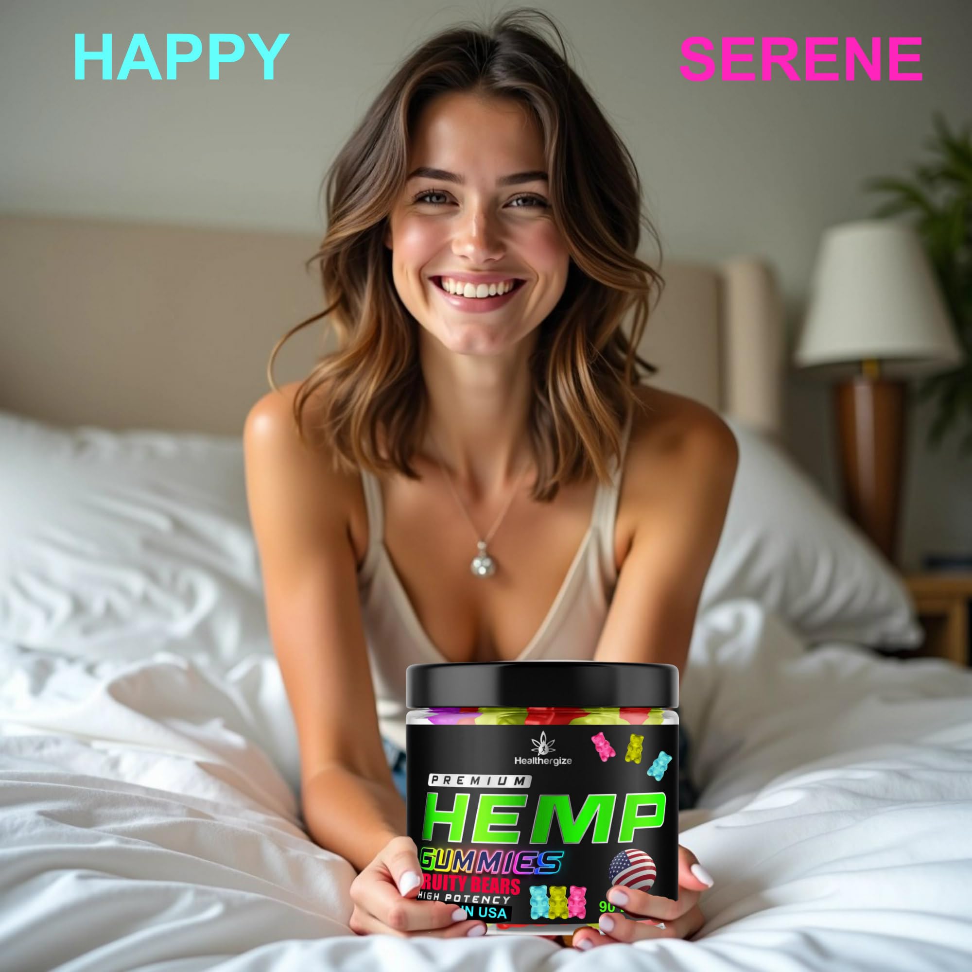 Healthergize Hemp Gummies boost immunity support through omega-infused formula.