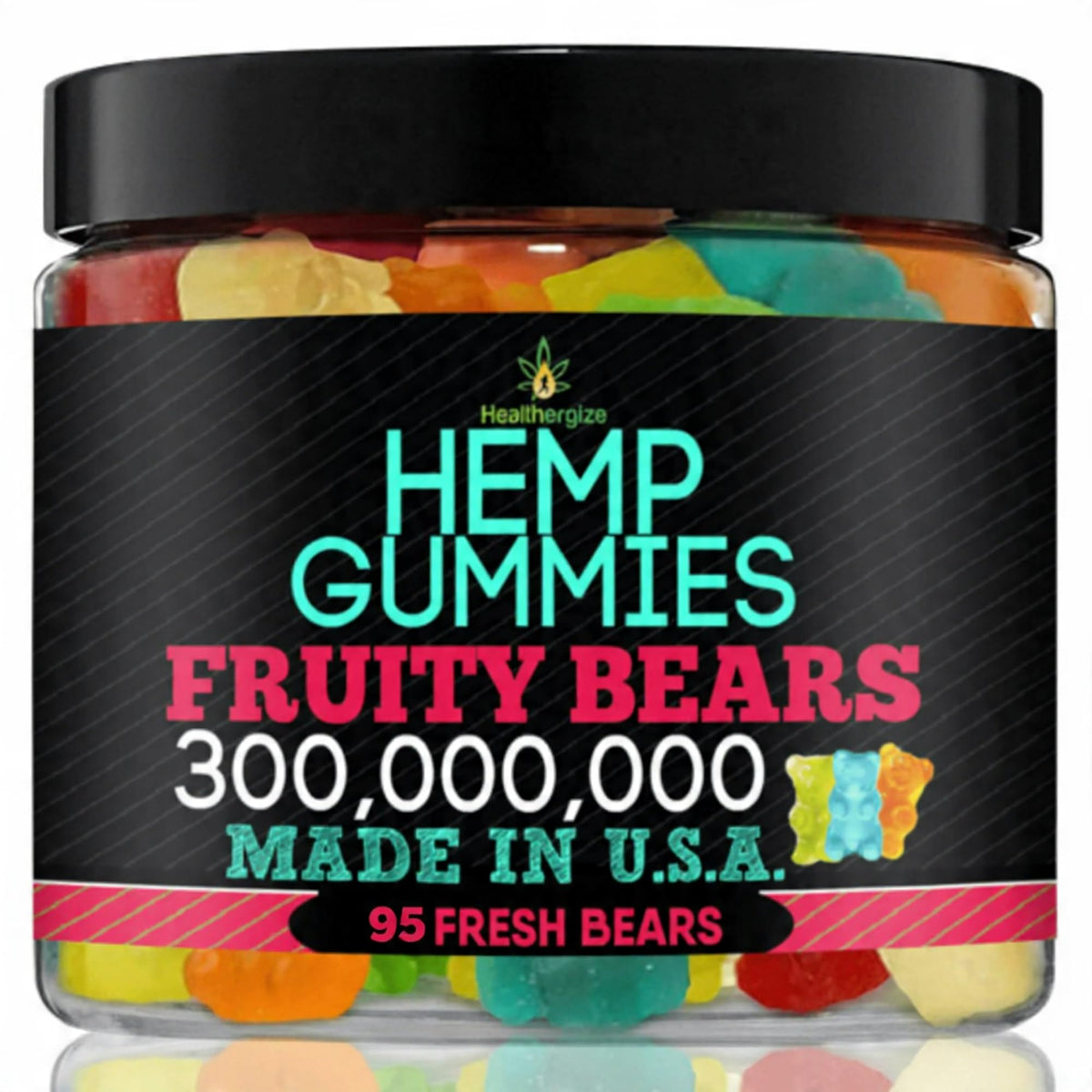 Healthergize Hemp Gummies Sleep Bears with a fruity bite for a calming evening routine.