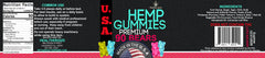 Healthergize hemp gummies travel tin promoting easy bedtime routine