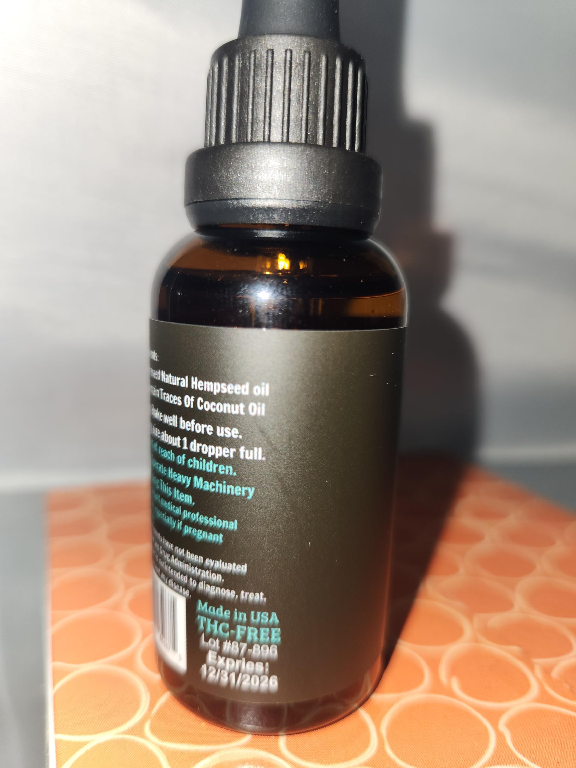 Healthergize hemp oil for night relaxation routine before bed