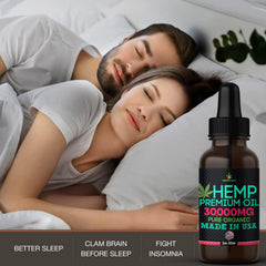 Healthergize Hemp Oil 3-pack bottles for extended value.