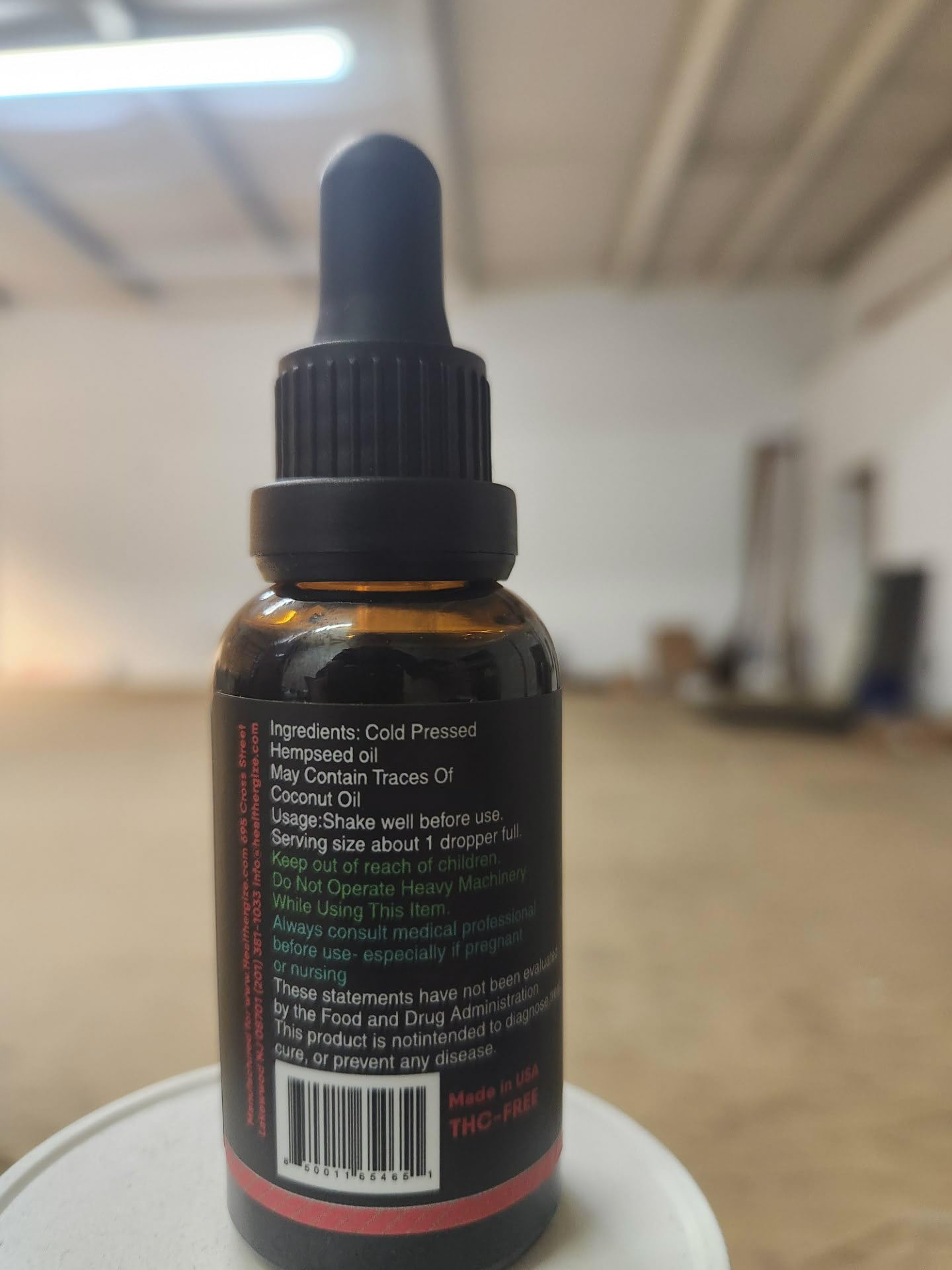 Healthergize hemp oil is safe for pets and humans when used as directed