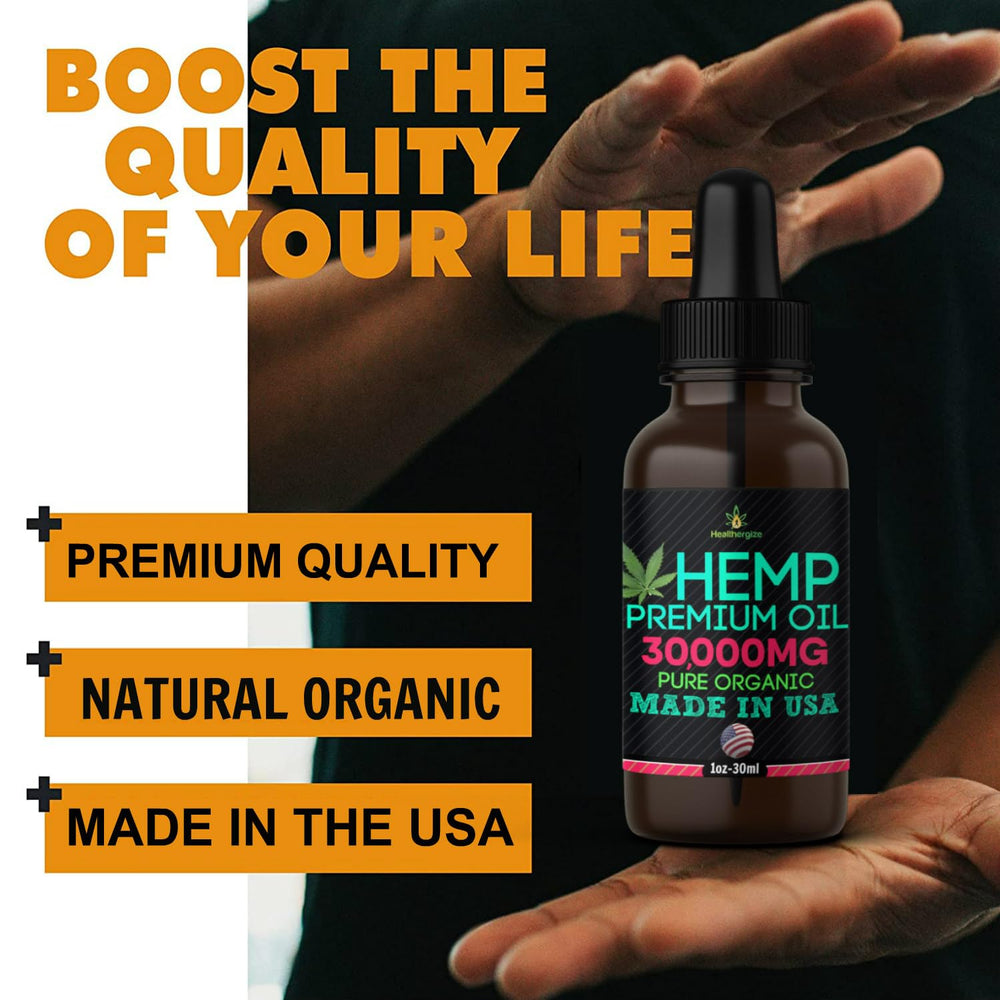 Healthergize provides unrefined hemp oil with full omega nutrients
