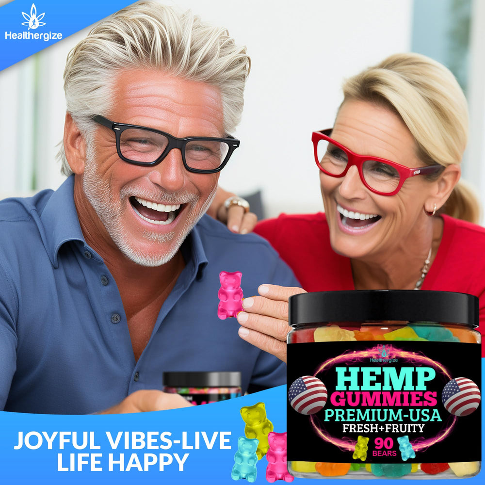 Healthergize omega-3-6-9 infused gummies for balanced wellness