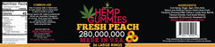 Healthergize peach gummies taste-test captures fruity aroma and enjoyable chew.