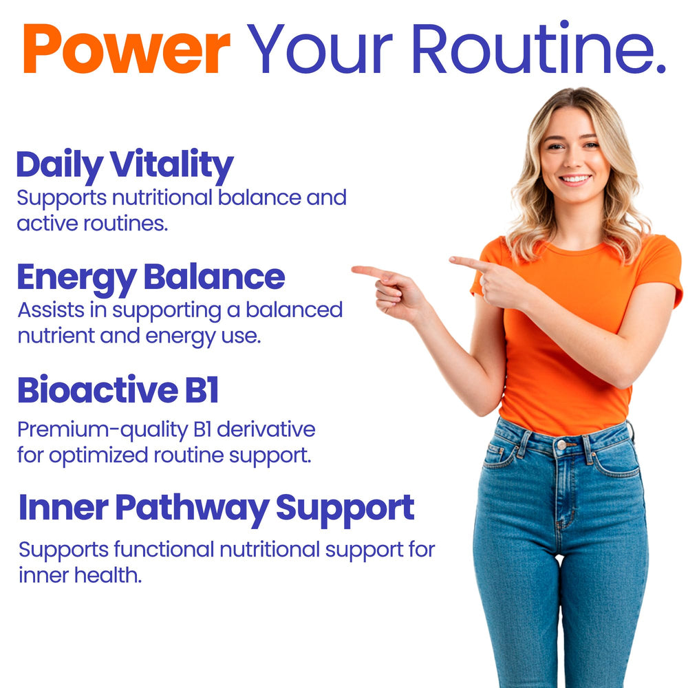 Healthfare Benfotiamine capsules close-up showcasing smooth texture for easier swallowing