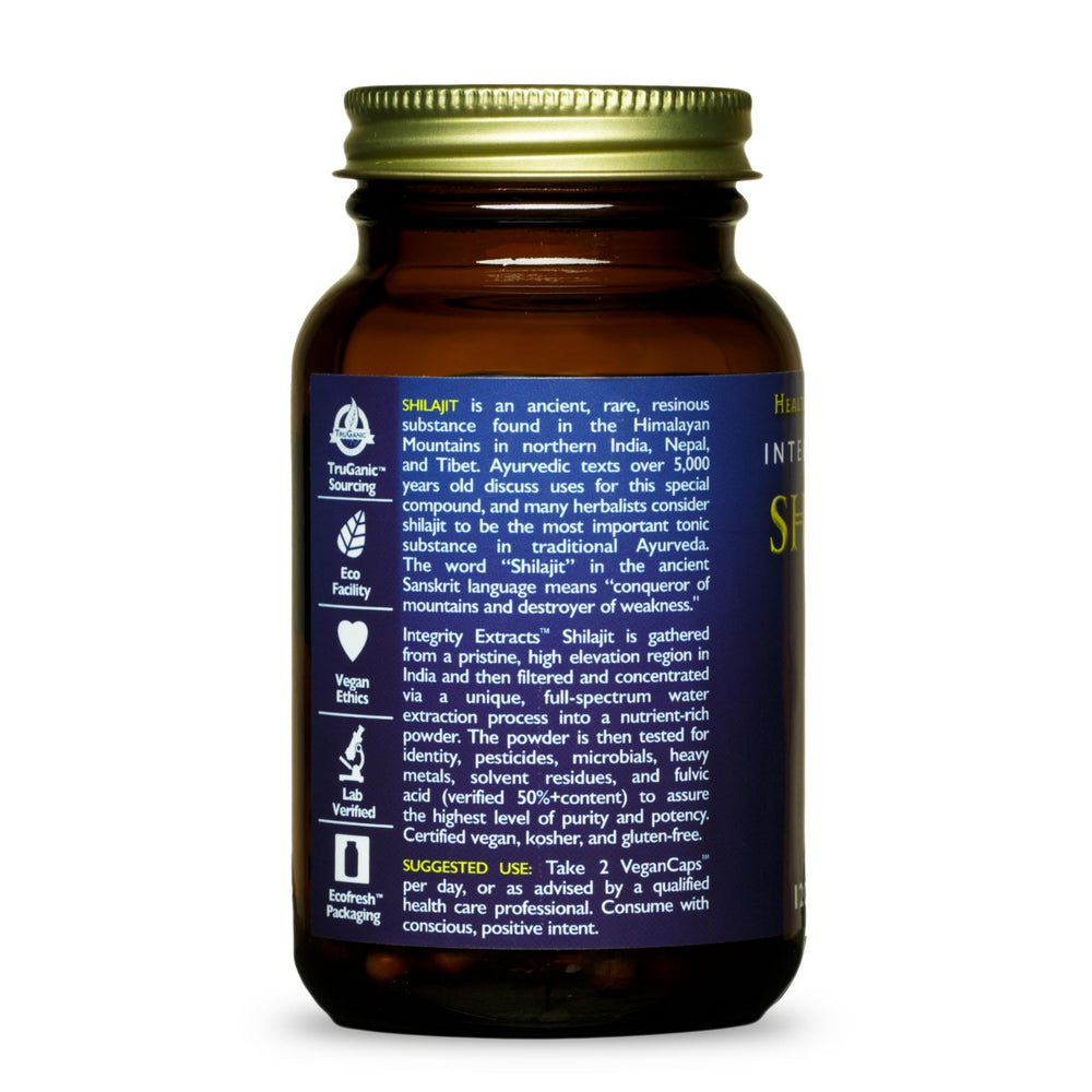 HealthForce Shilajit bottle pour showing convenient dosing.