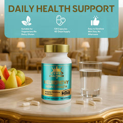 HEALTHGEM daily-wellbeing formula bottle label suggesting mood balance support