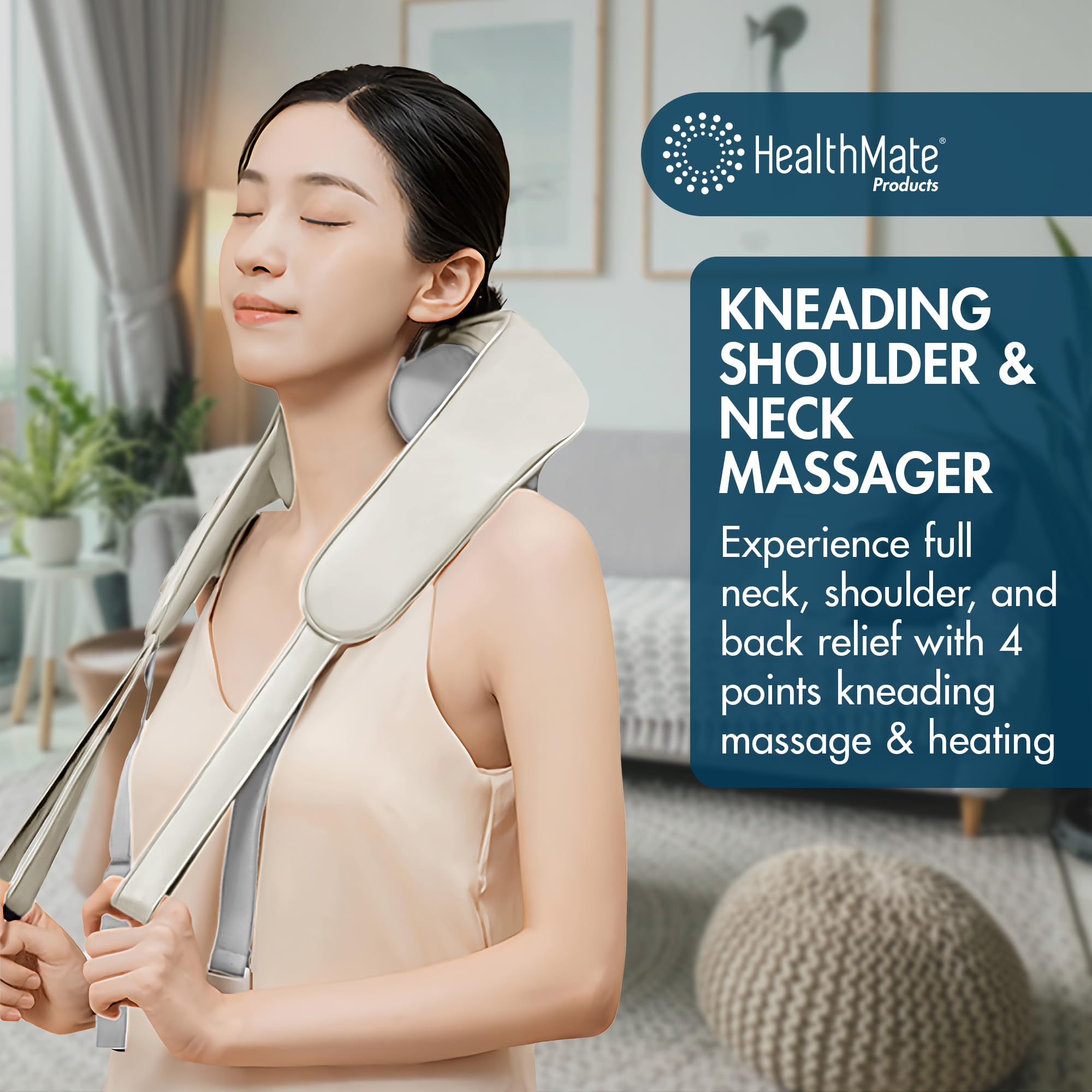 HealthMate IN9532 extendable straps offer handheld or clip-on use.