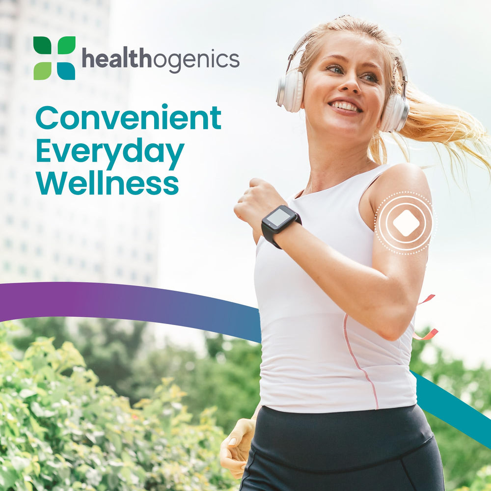 Healthogenics Lipopatch Super MIC B12 online guidance graphic with meals and tips