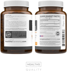 Package with Healths Harmony bottle and box indicates a 90-day supply.