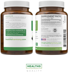 Healths Harmony capsules being poured for a convenient daily dose.