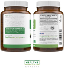 Healths Harmony capsules highlight polyphenol rich composition and antioxidant potential.