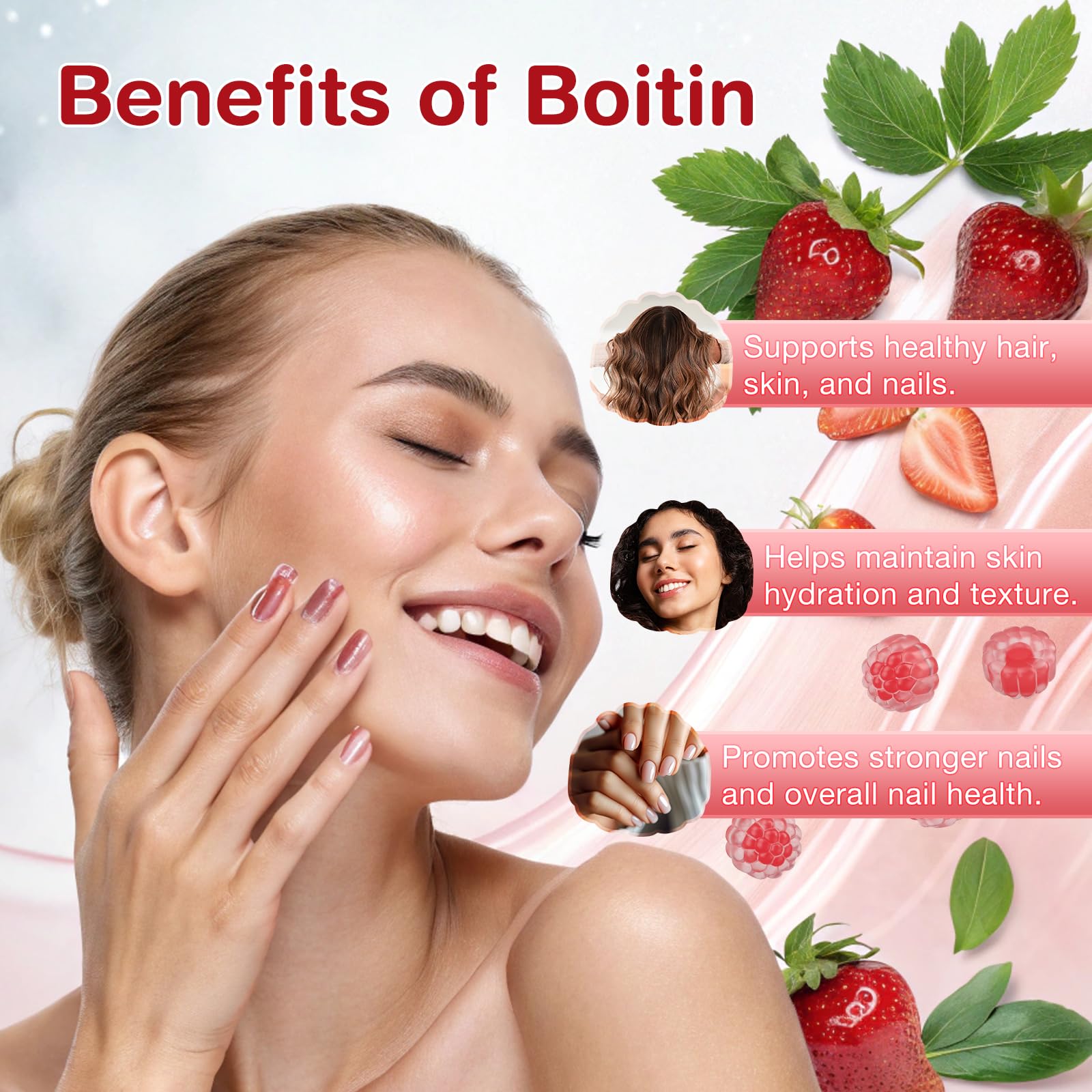 HealthSender Collagen Gummies glass bottle — premium skincare supplement routine.