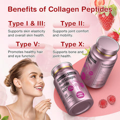 HealthSender Collagen Gummies nutritional label — clear ingredients for informed choice.
