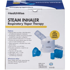 HealthWise inhaler delivers nasal relief with warm, moist air.