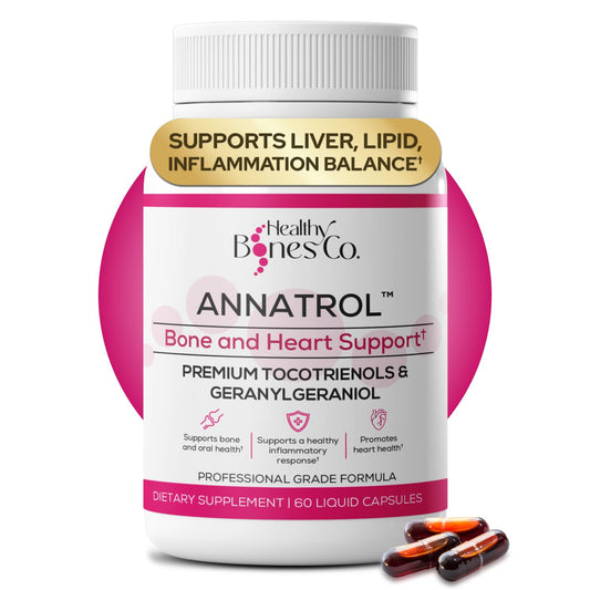 Healthy Bones Co. Annatrol bottle front for daily wellness support.