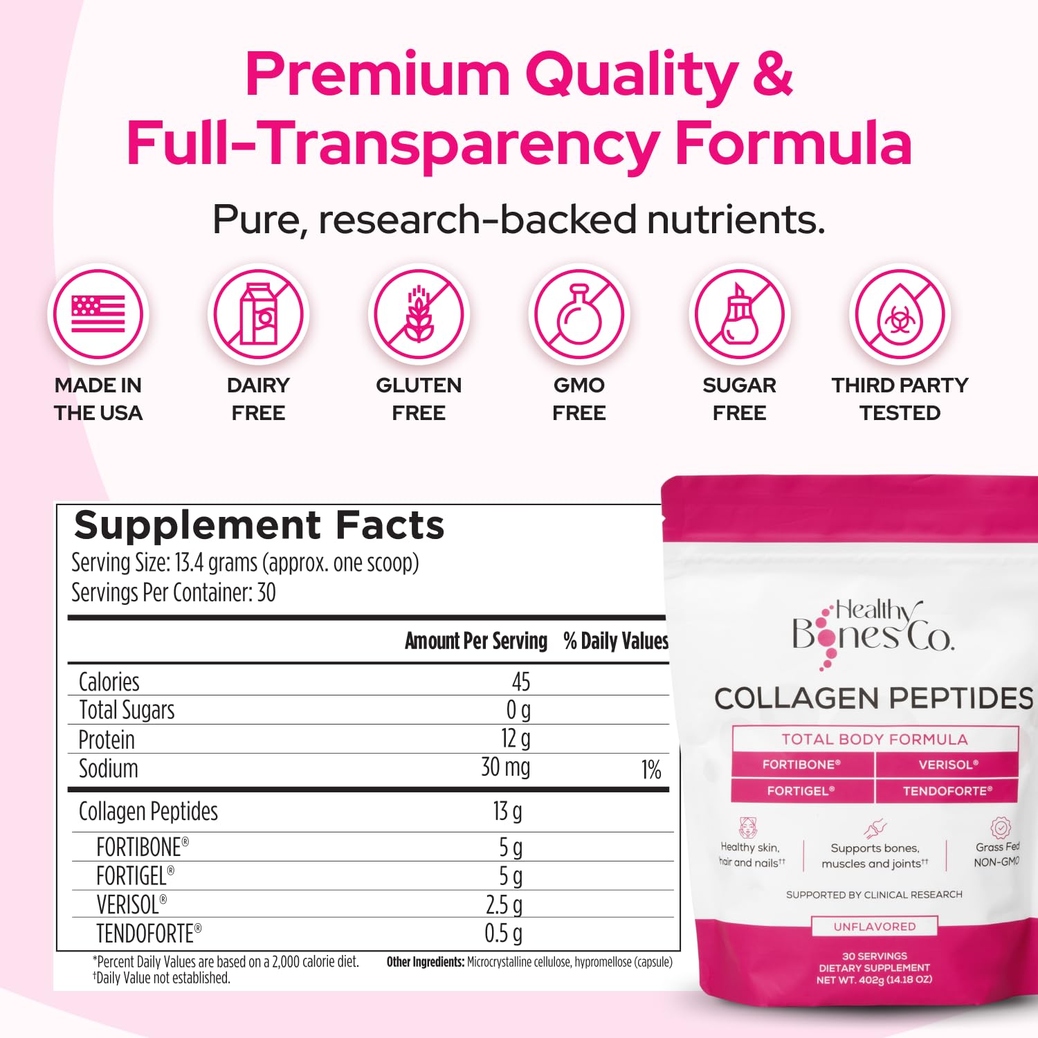 Mixing Fortibone powder into coffee or smoothie for easy daily use